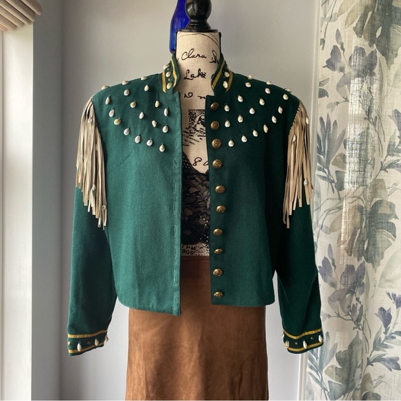 Double D Ranch Jackets & Blazers - Vintage Double D Ranchwear Hussar Napoleon Military style Jacket - sz medium